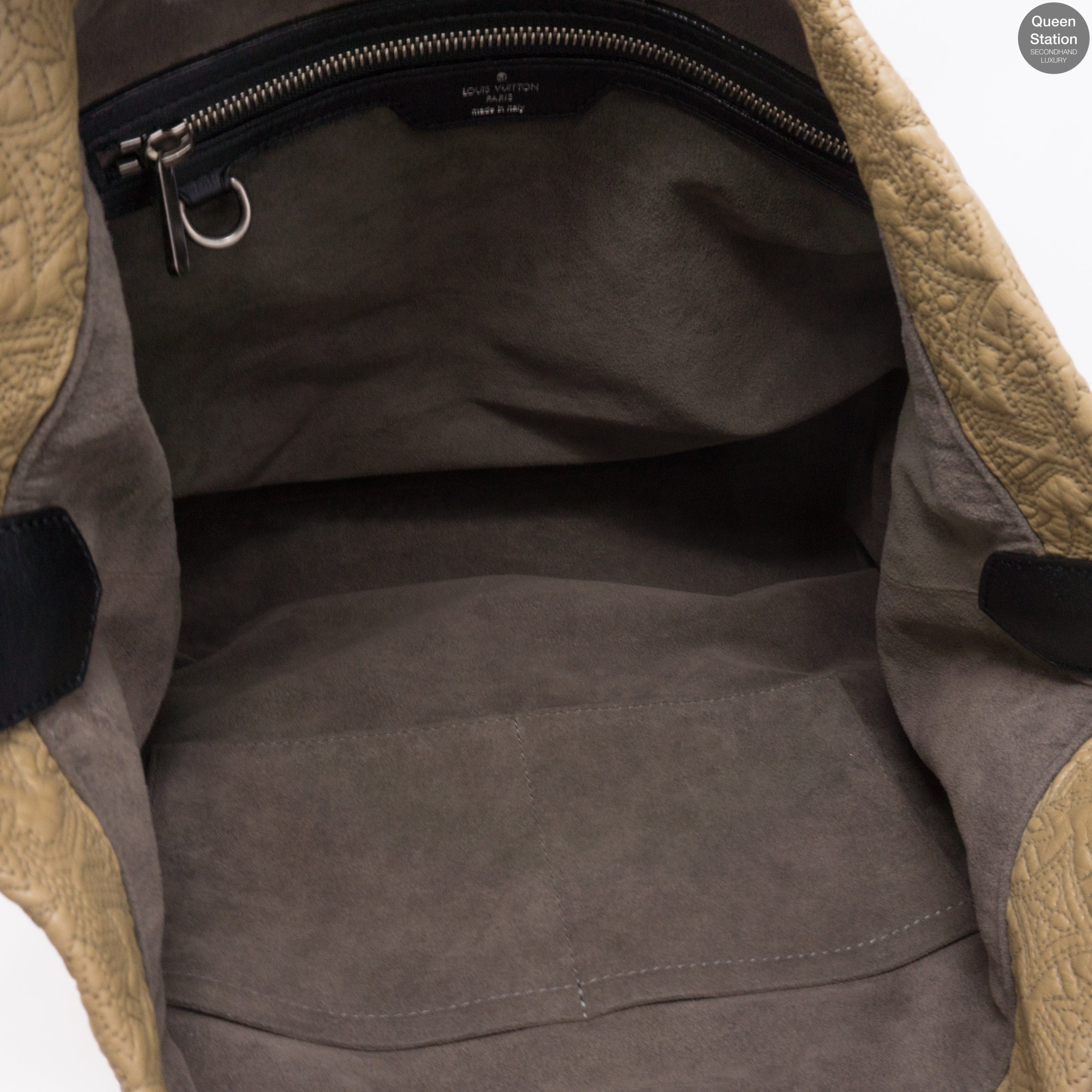 Antheia Hobo PM Khaki Quilted Leather