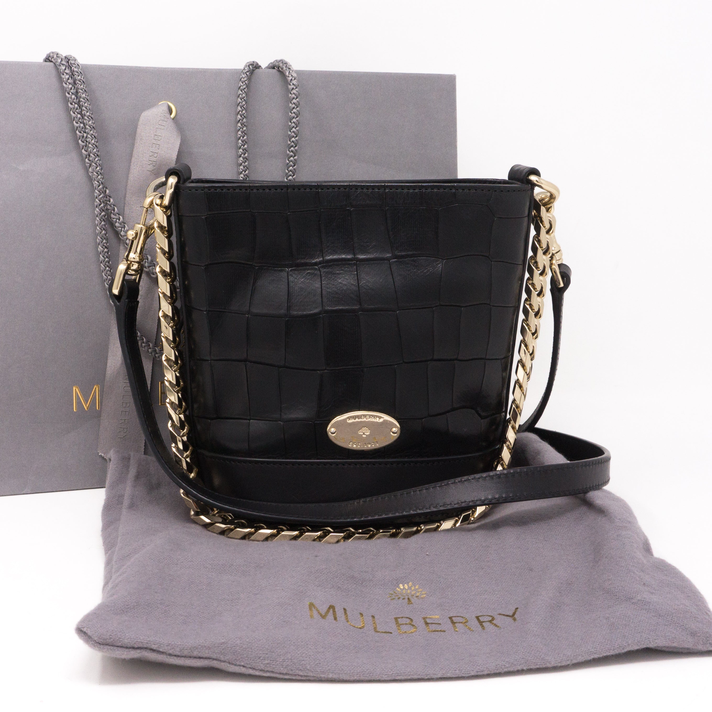 Jamie Mini Black Leather