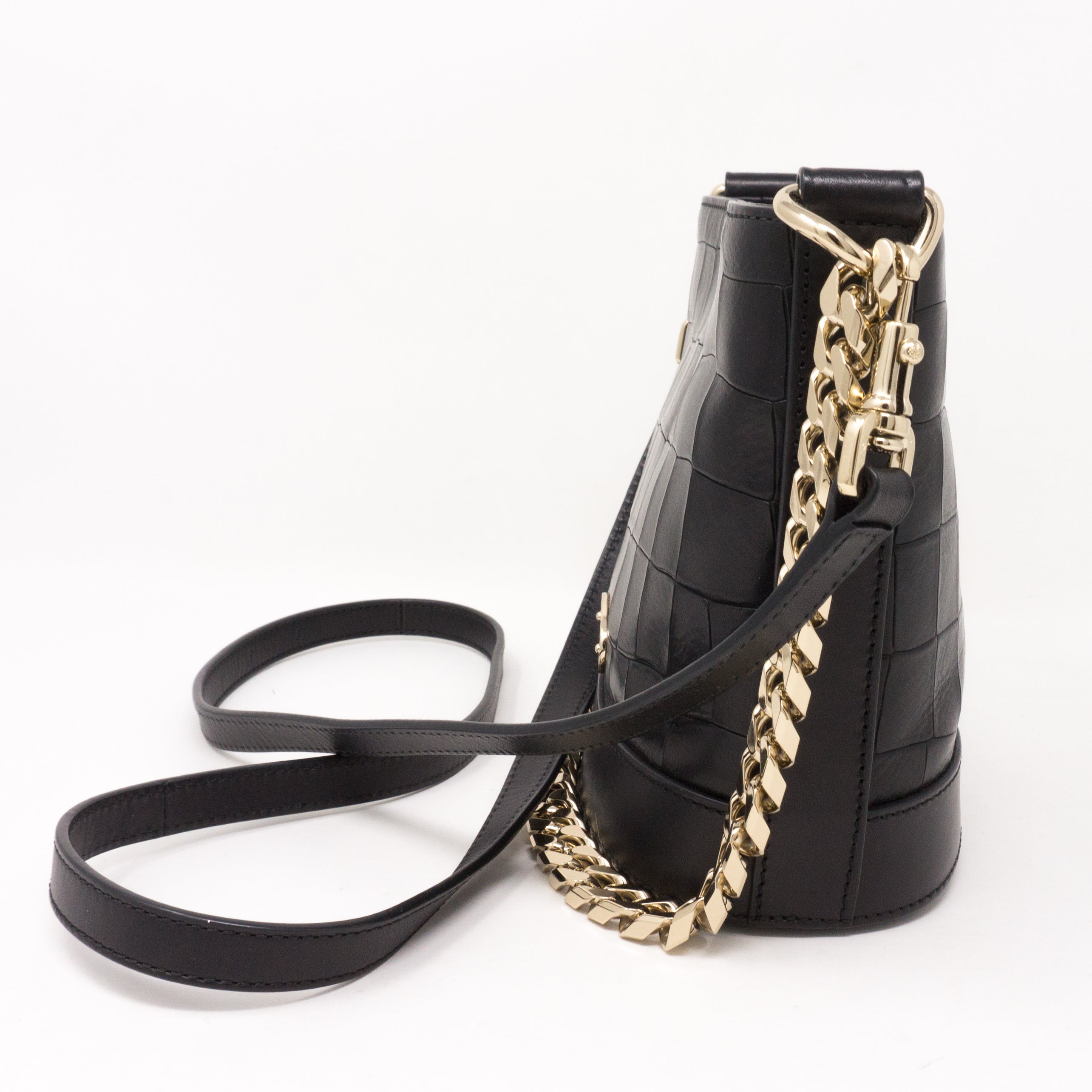 Jamie Mini Black Leather