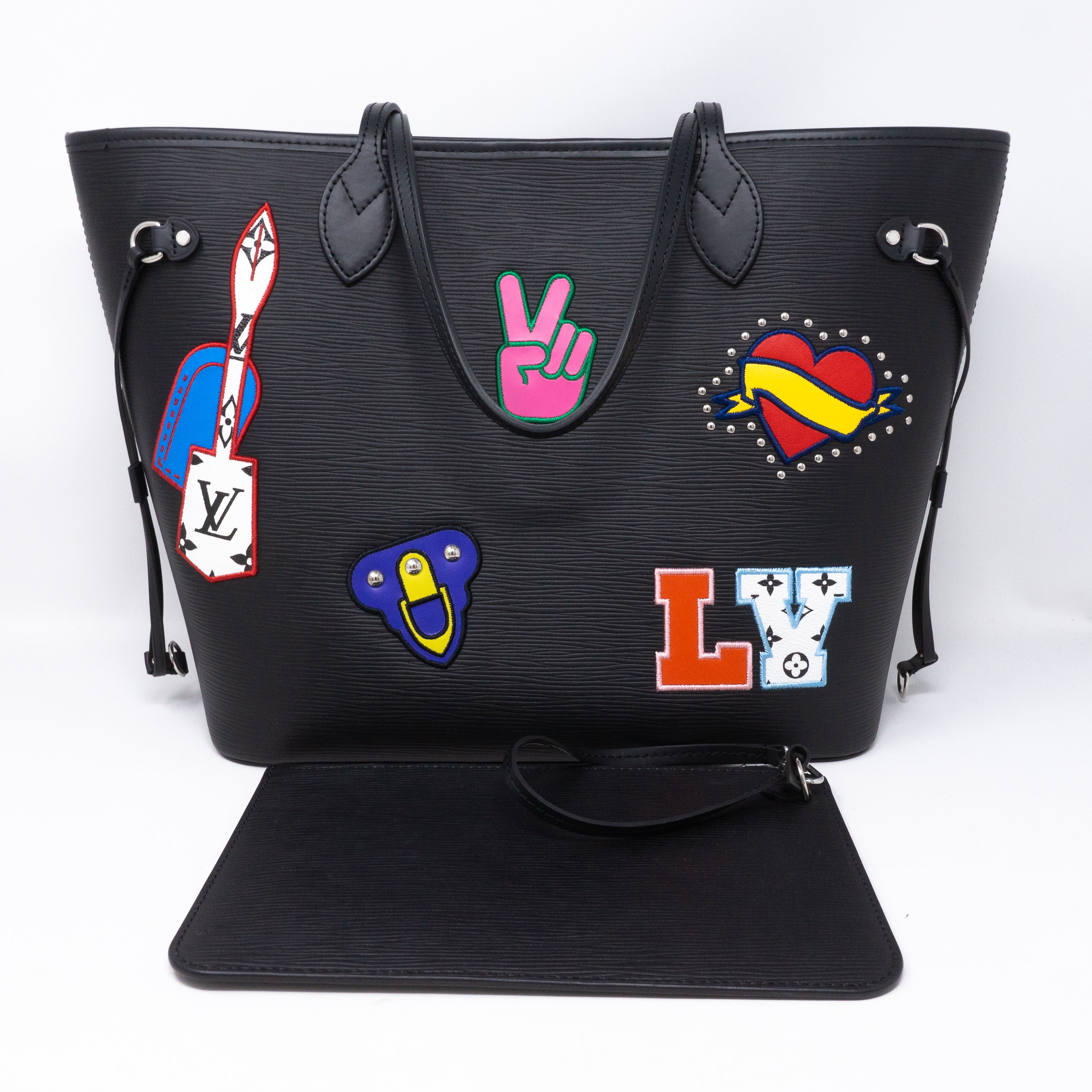 Neverfull MM Epi Patches with Pochette