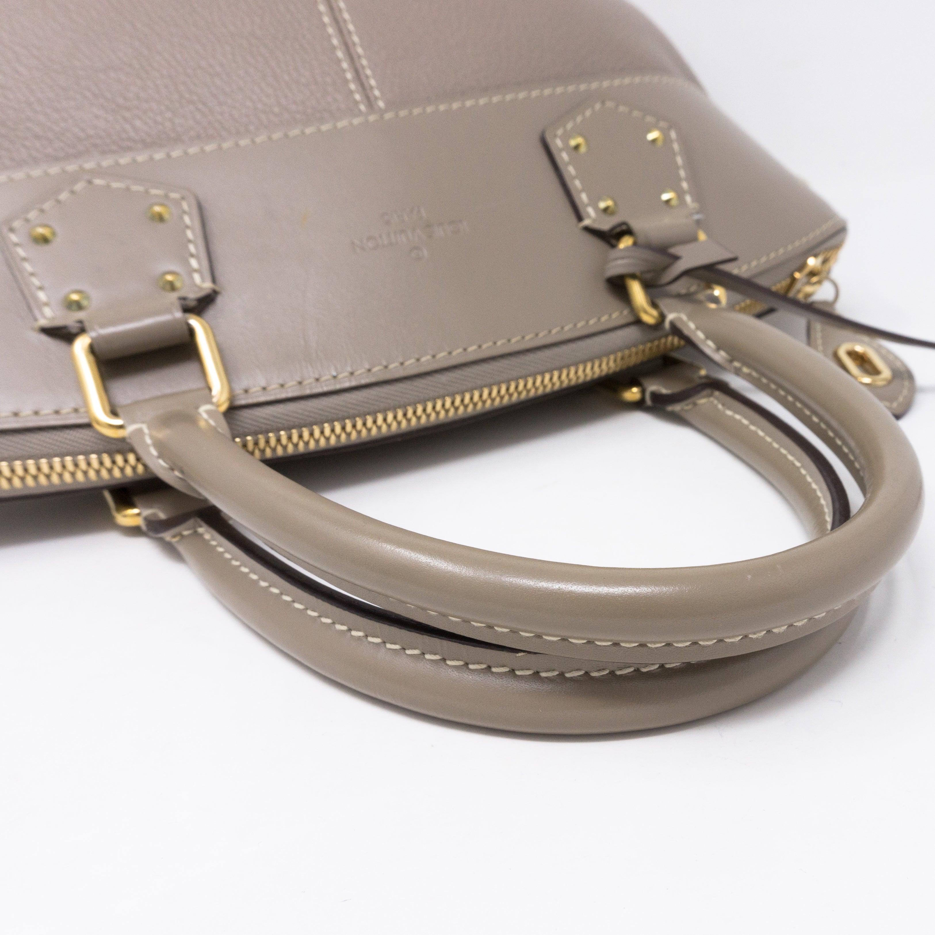 Suhali Lockit PM Greige Leather