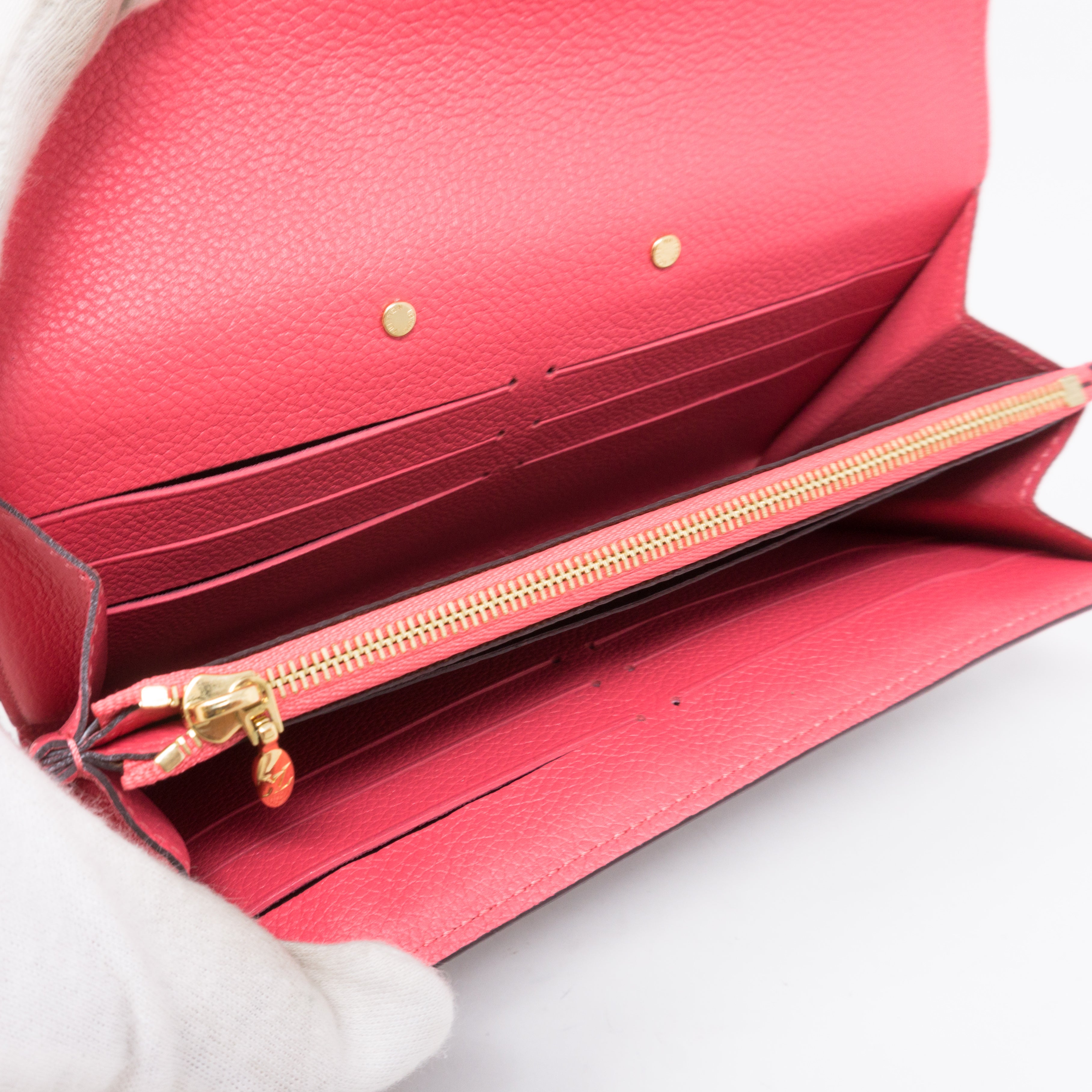Pallas Wallet Monogram Pink Leather