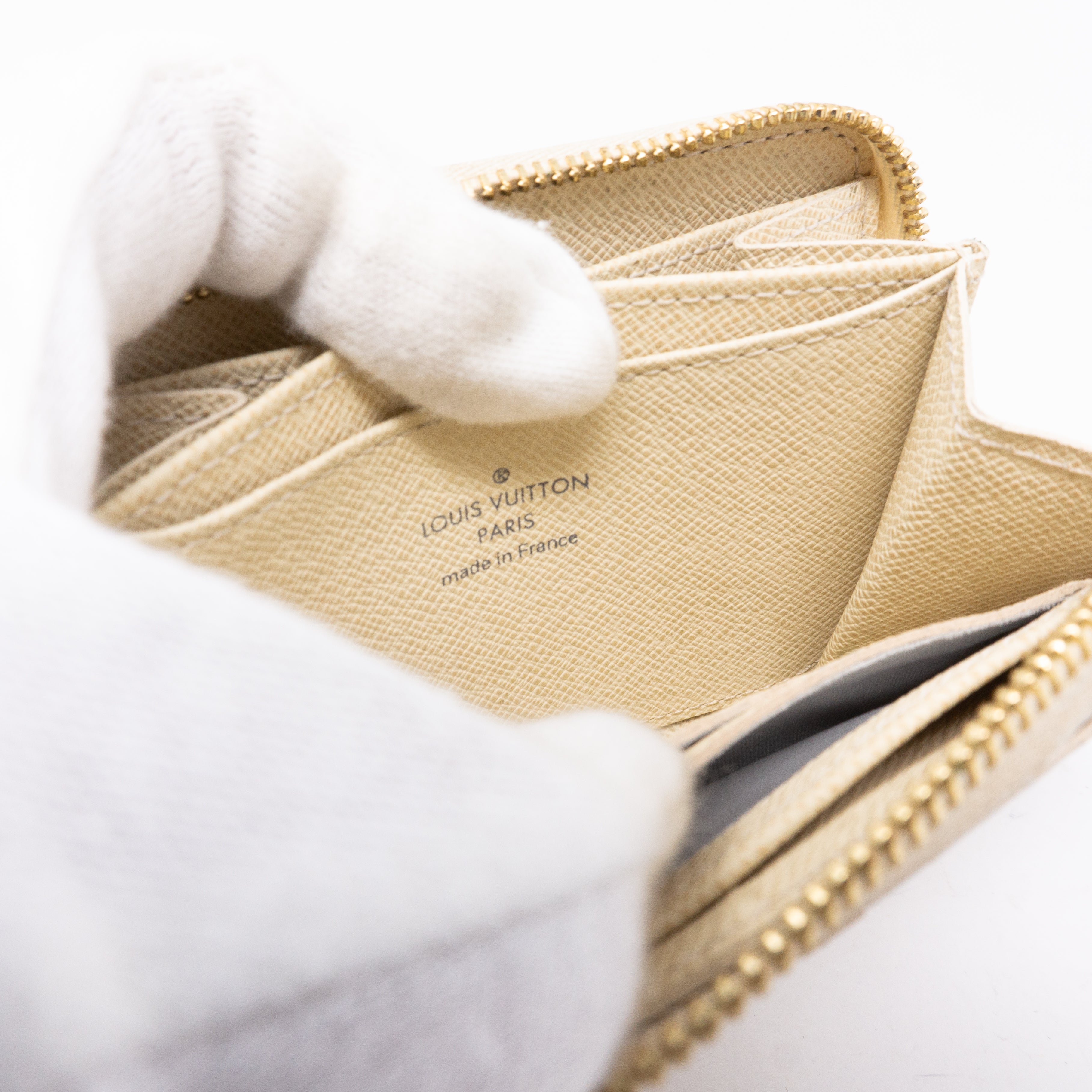 Zippy Coin Purse Damier Azur