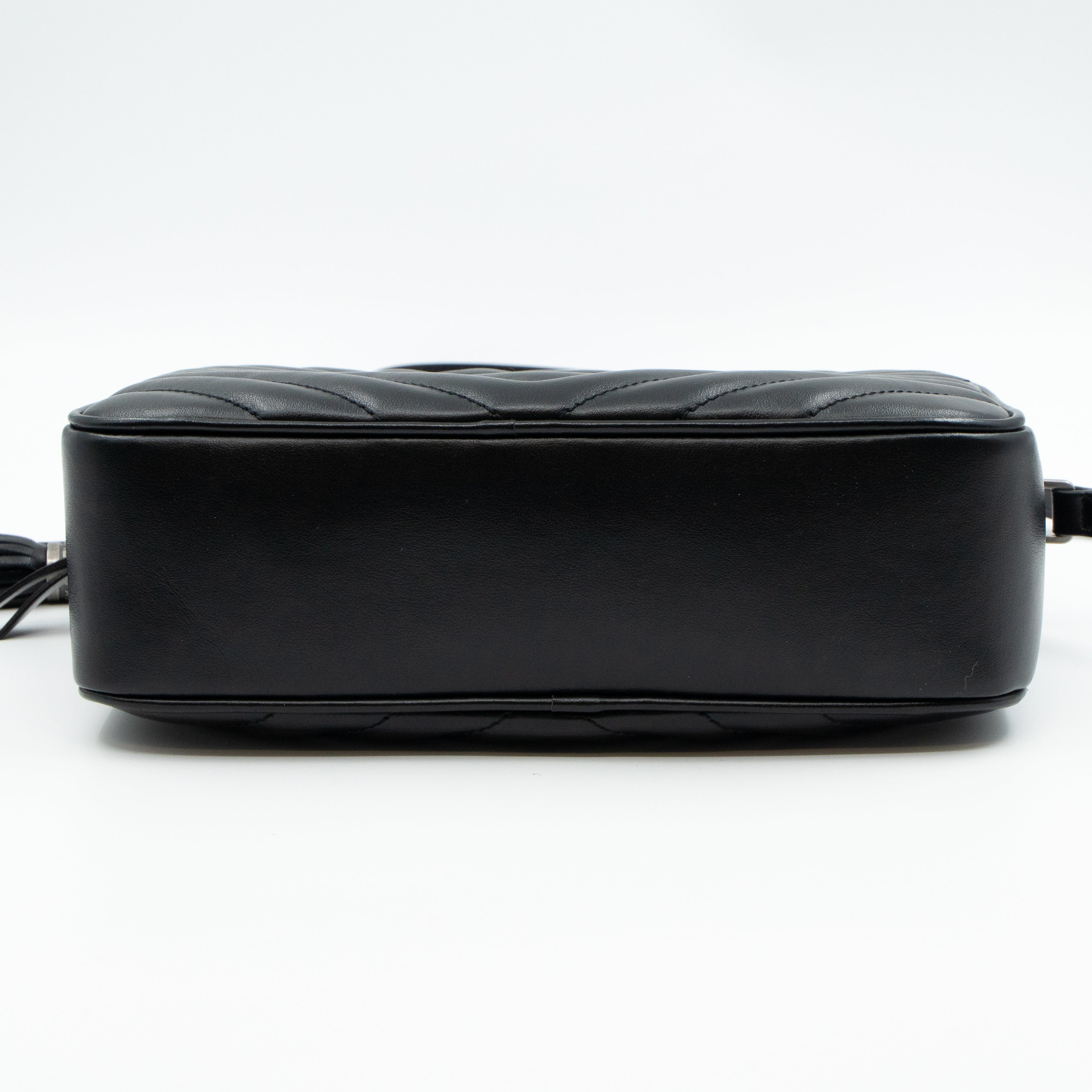 Monogram Lou Medium Crossbody Black Leather