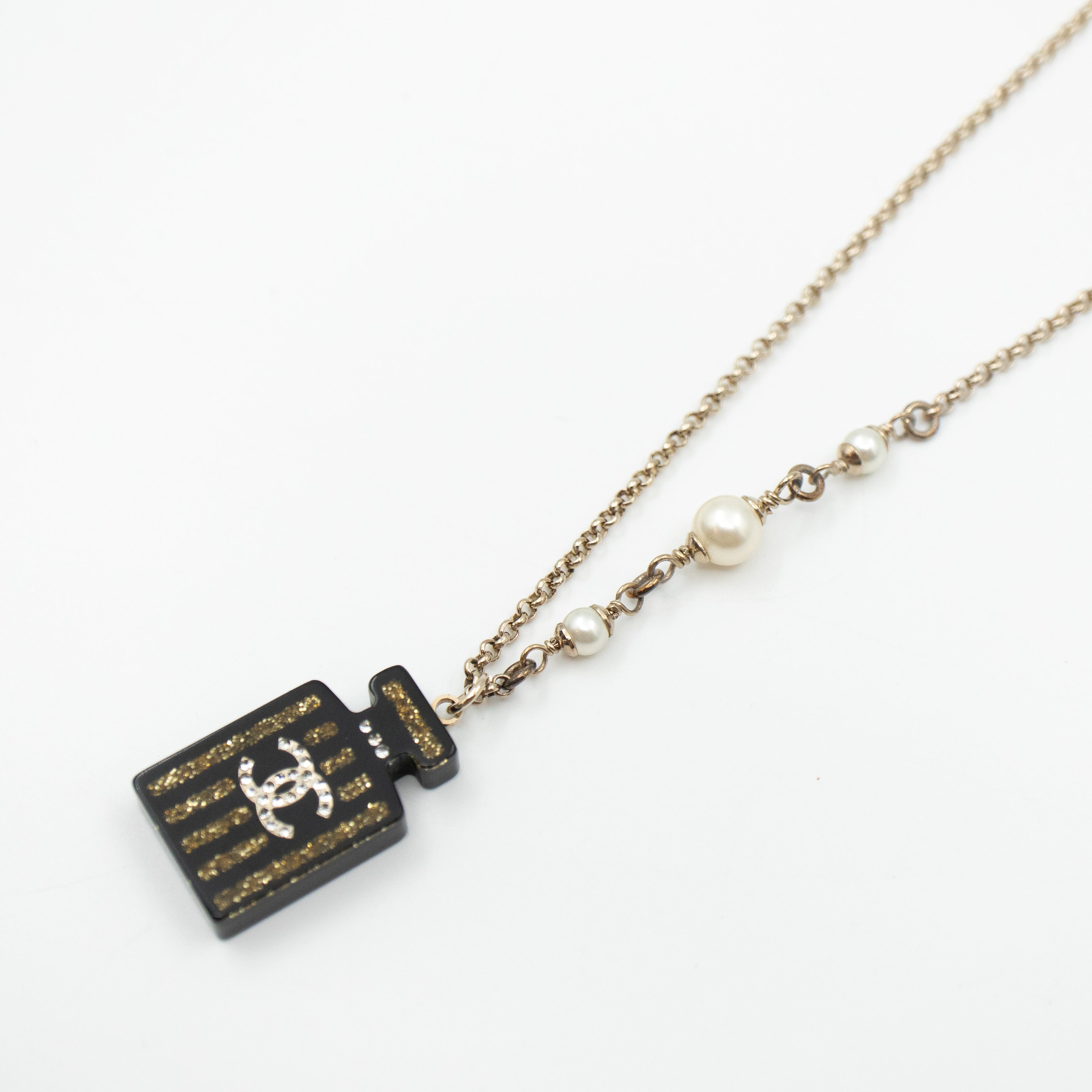 Perfume Bottle Pendant Necklace