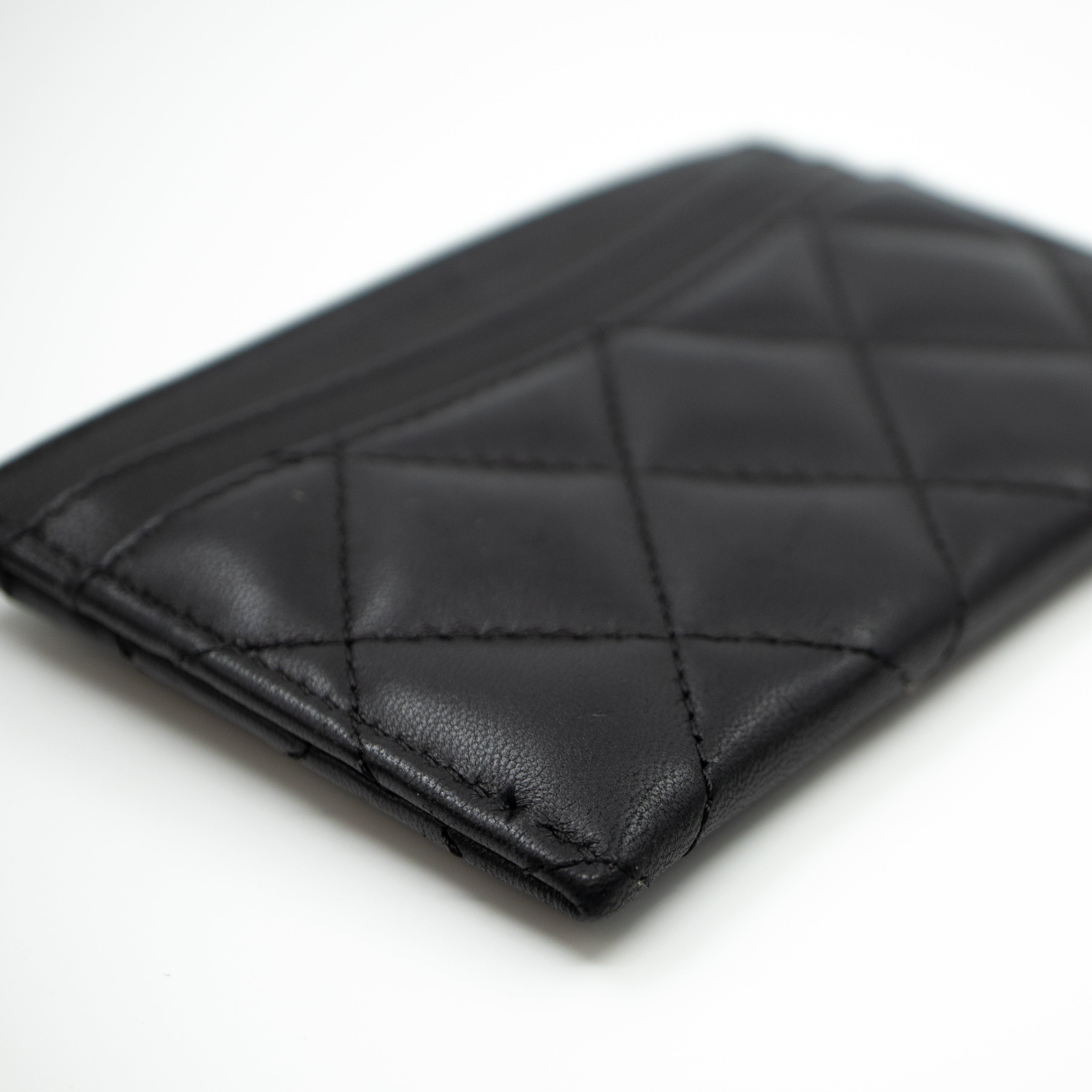 Classic Card Holder Black Leather