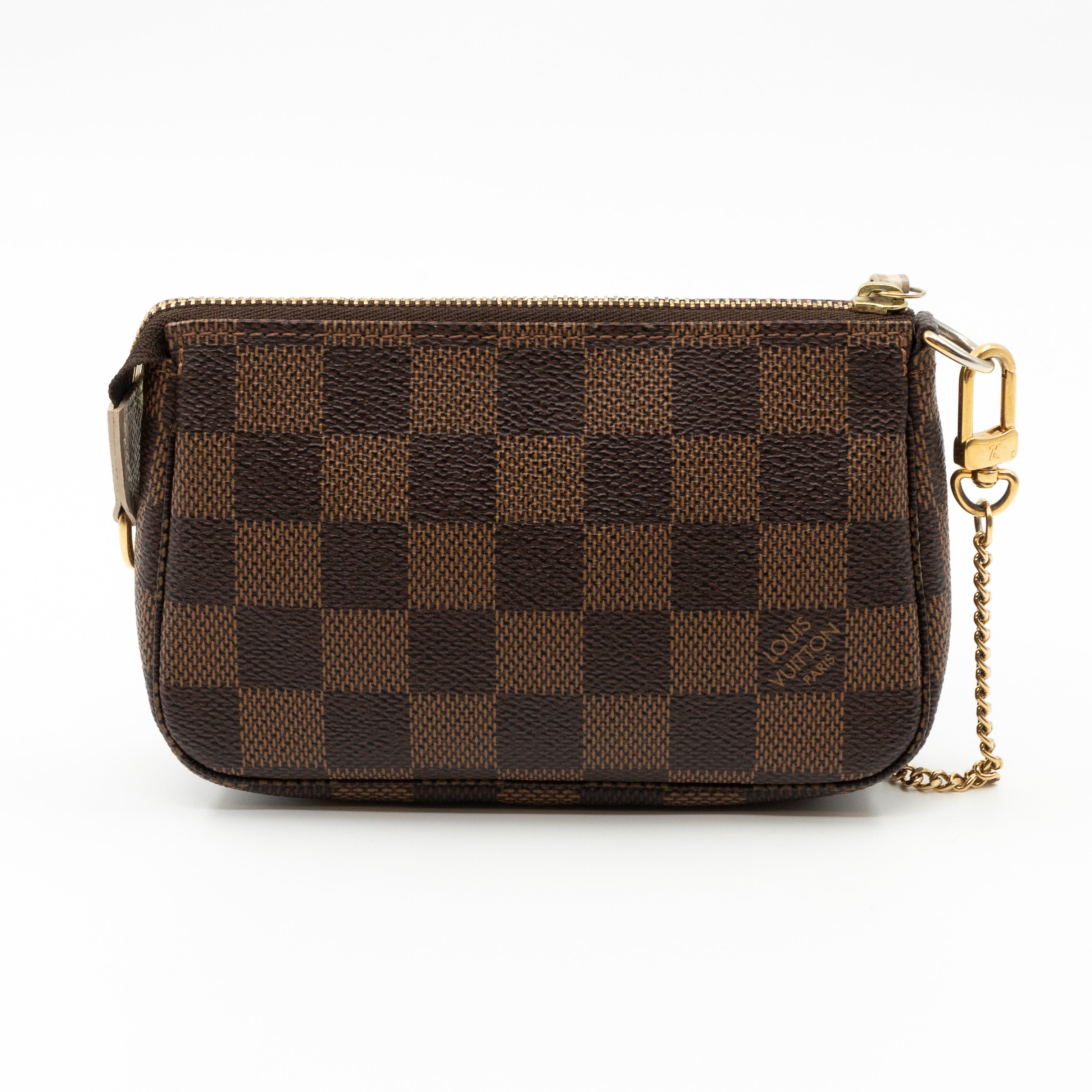 Mini Pochette Accessoires Damier Ebene Trunks & Locks