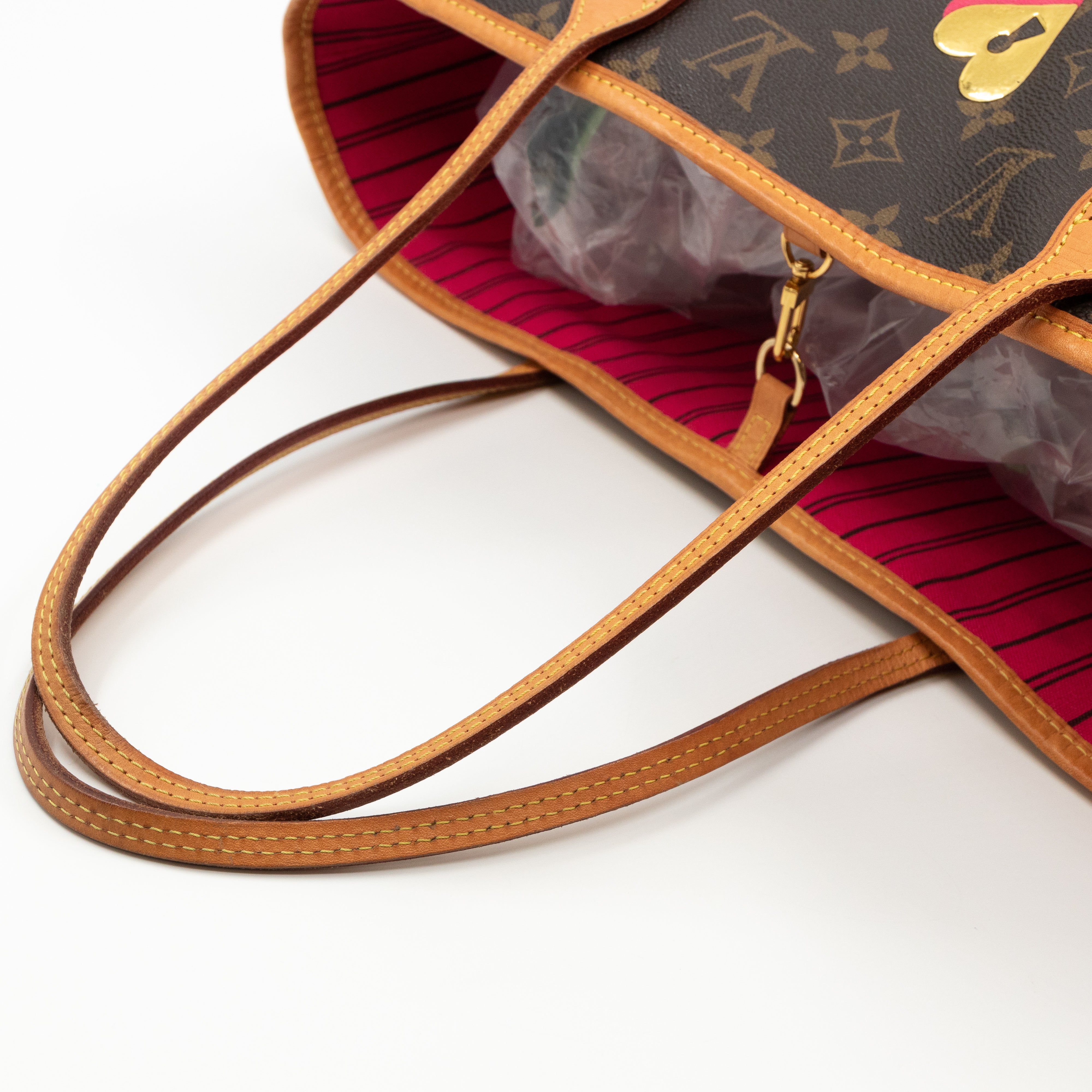 Neverfull MM Monogram Love Lock