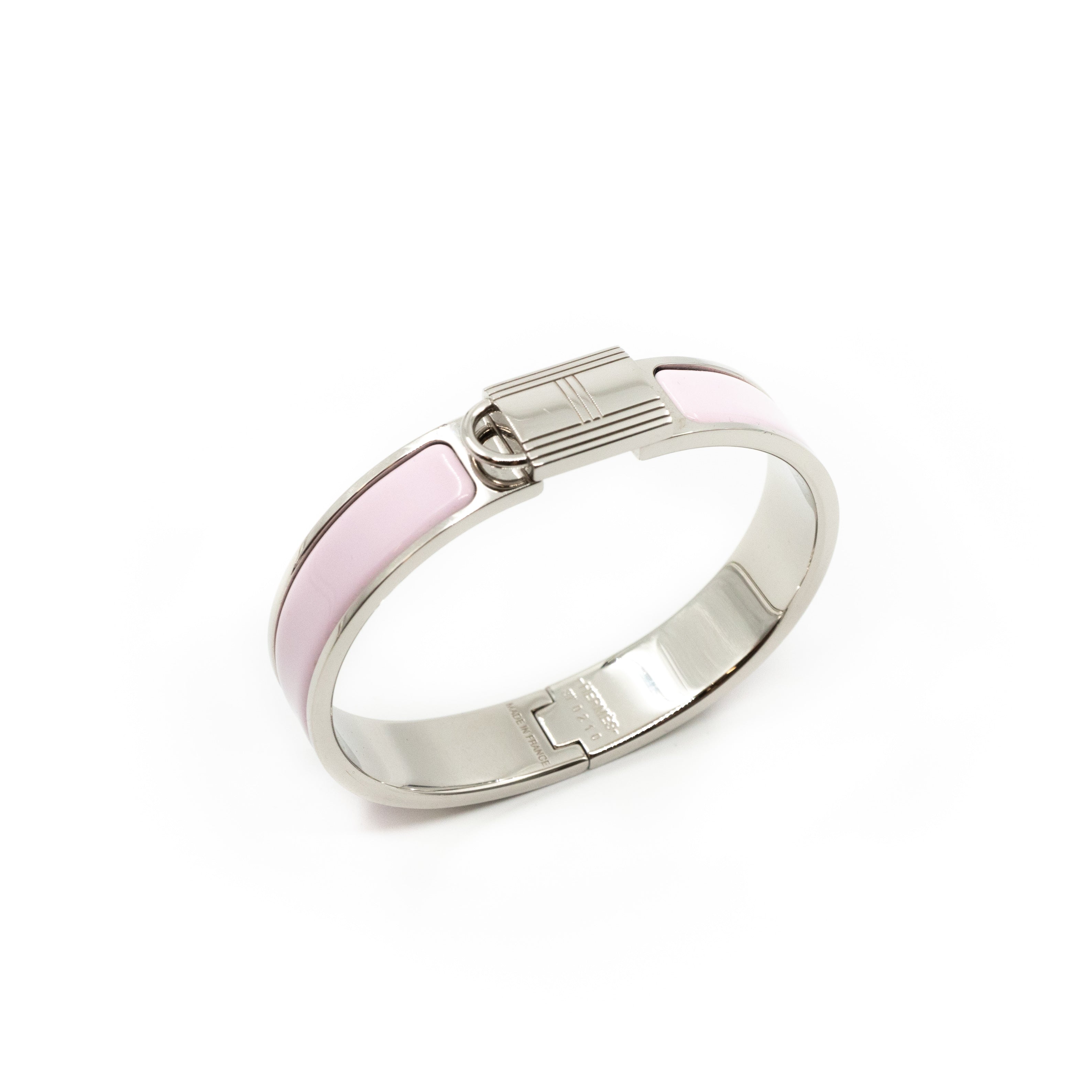 Clic Cadenas Bracelet Light Pink Silver