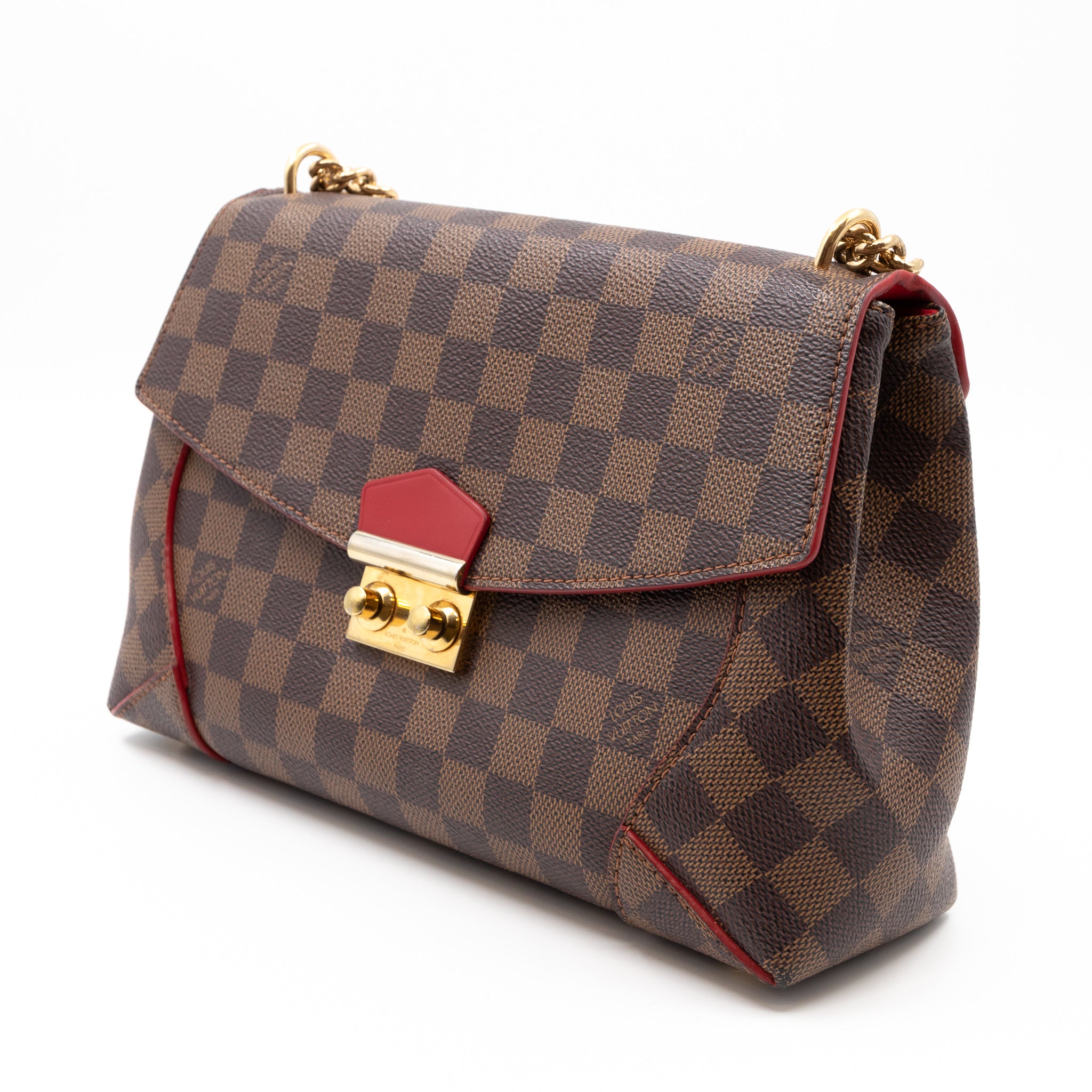 Caissa Chain Clutch Damier Ebene