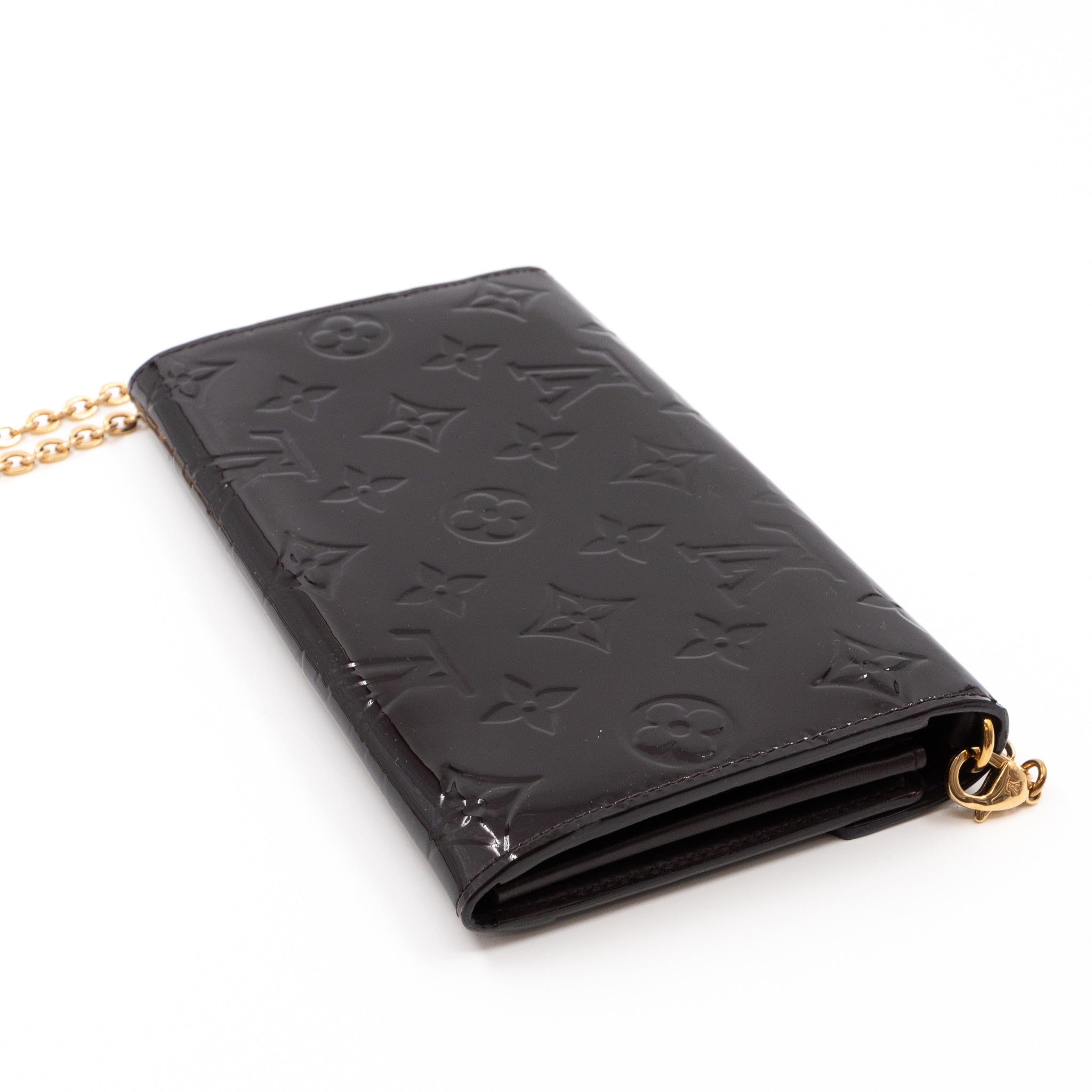 Mira Chain Clutch Vernis Amarante