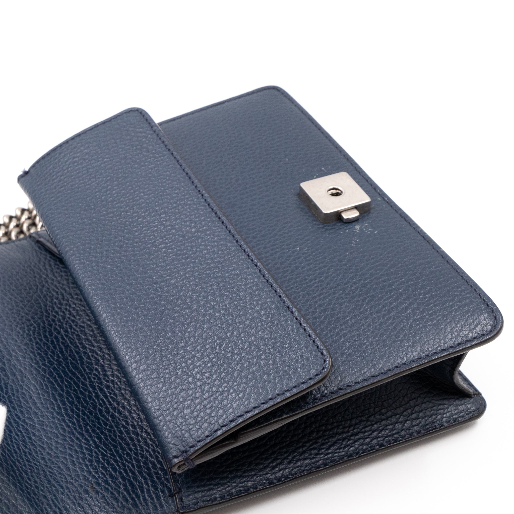 Dionysus Mini Navy Leather