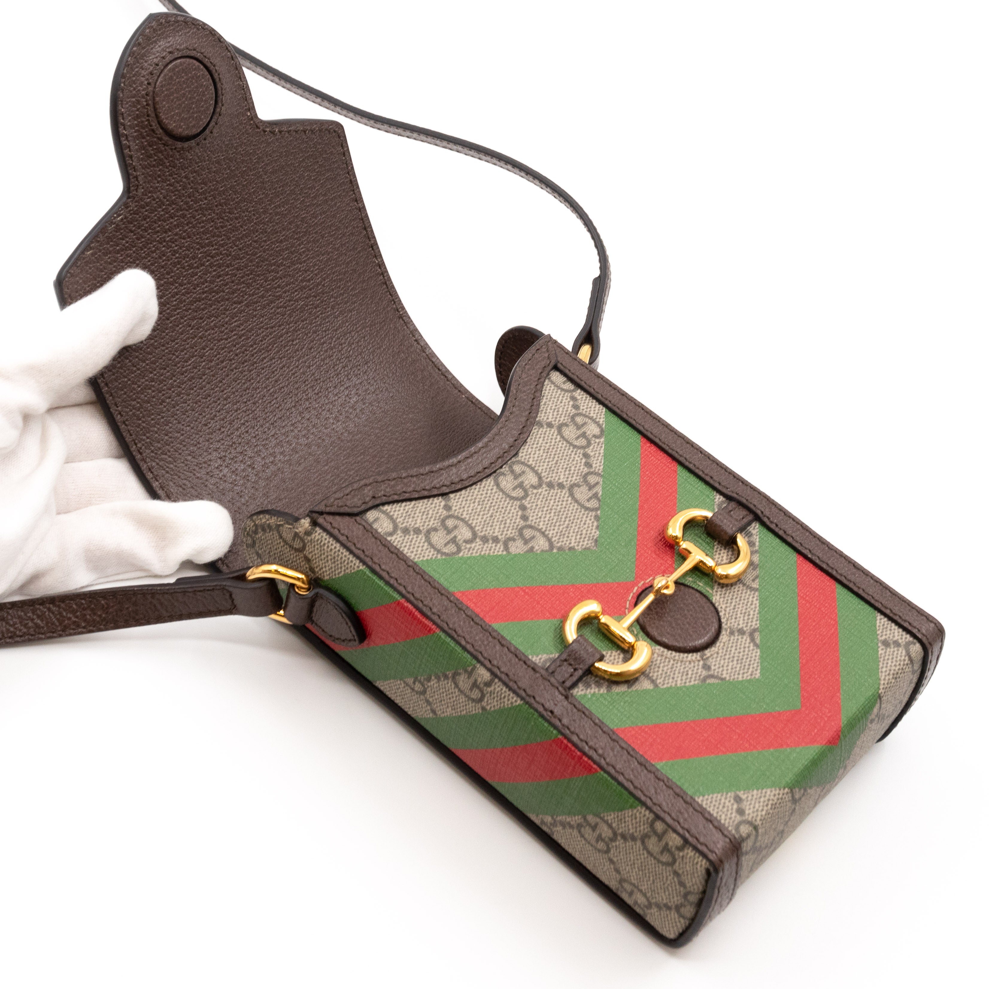 Horsebit 1955 Mini Bag GG Supreme Geometric Print