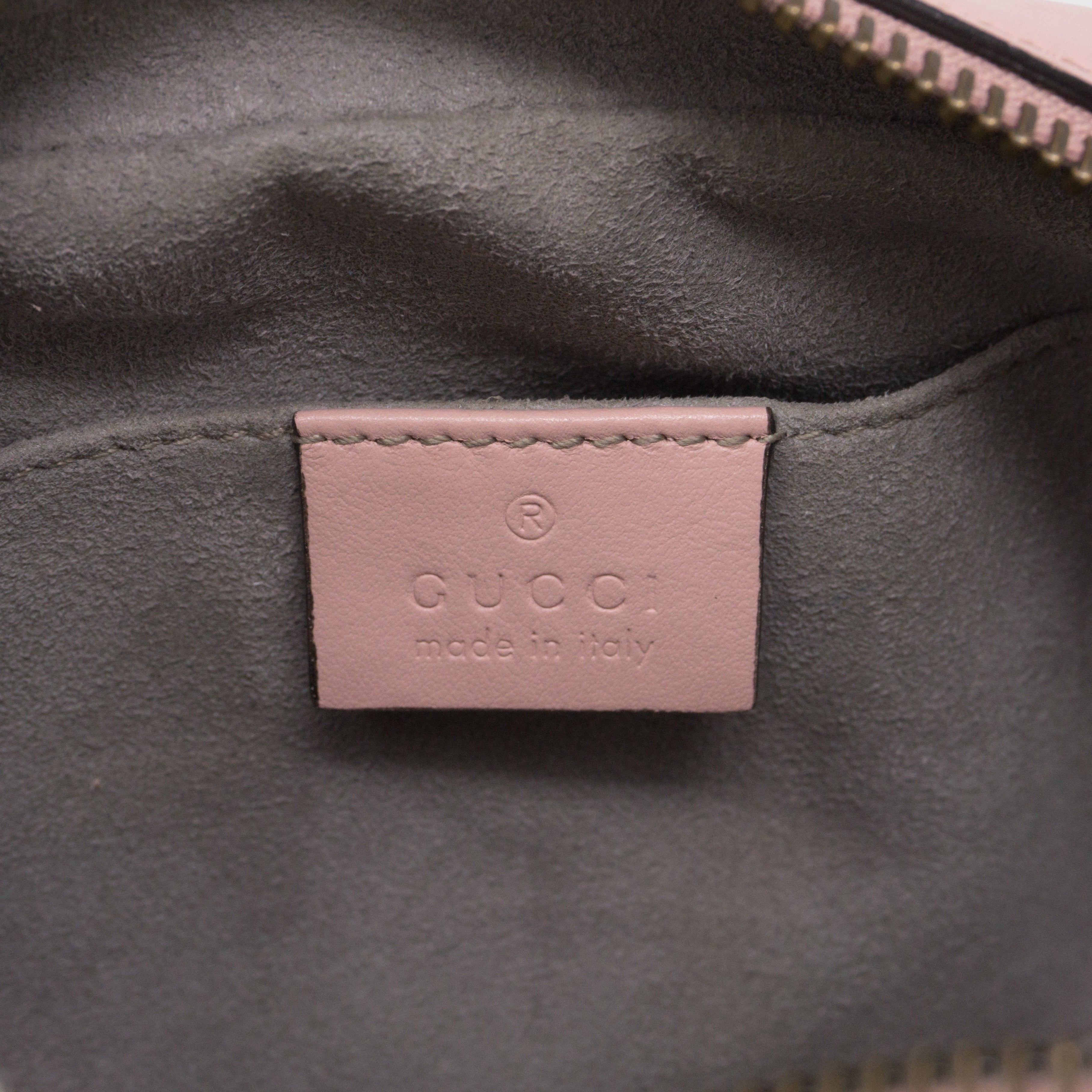 GG Marmont Matelassé Mini Pink