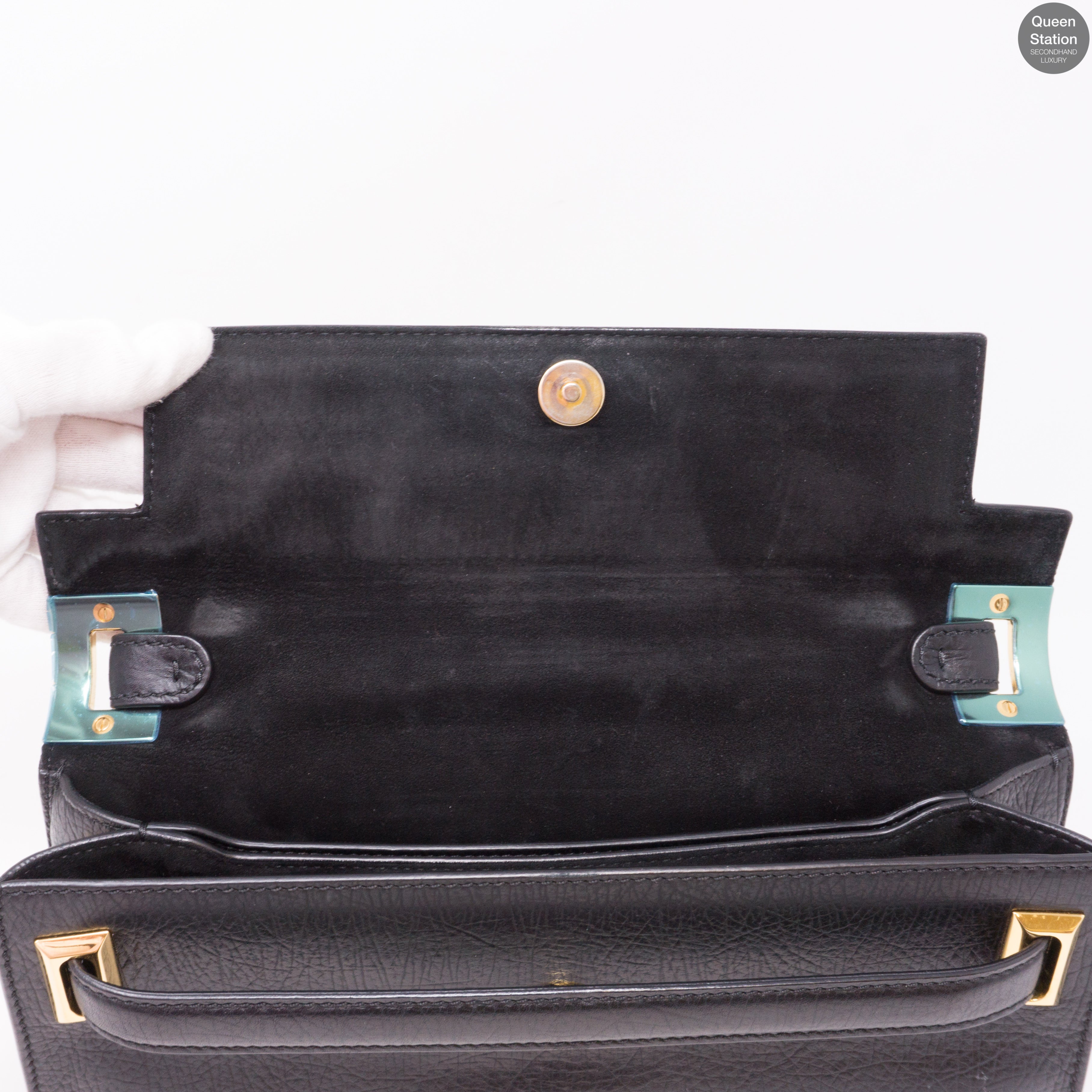 My Rockstud Clutch Black