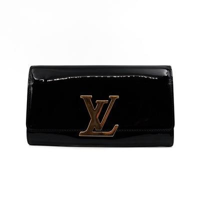 Louise Clutch Vernis Black