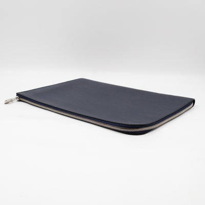 Pochette Jour GM Initials Circle Dark Blue Epi Leather