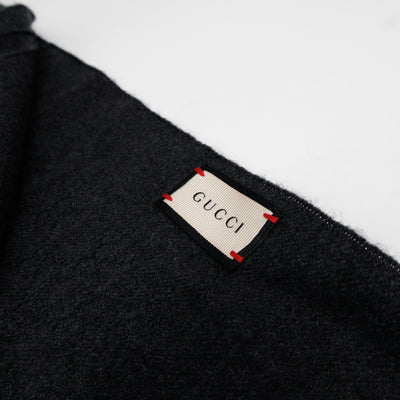 GG Wool Scarf Grey