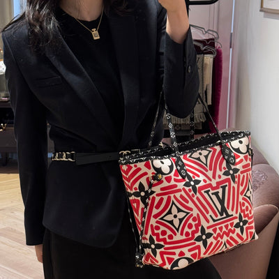 Neverfull MM Crafty Cream & Red