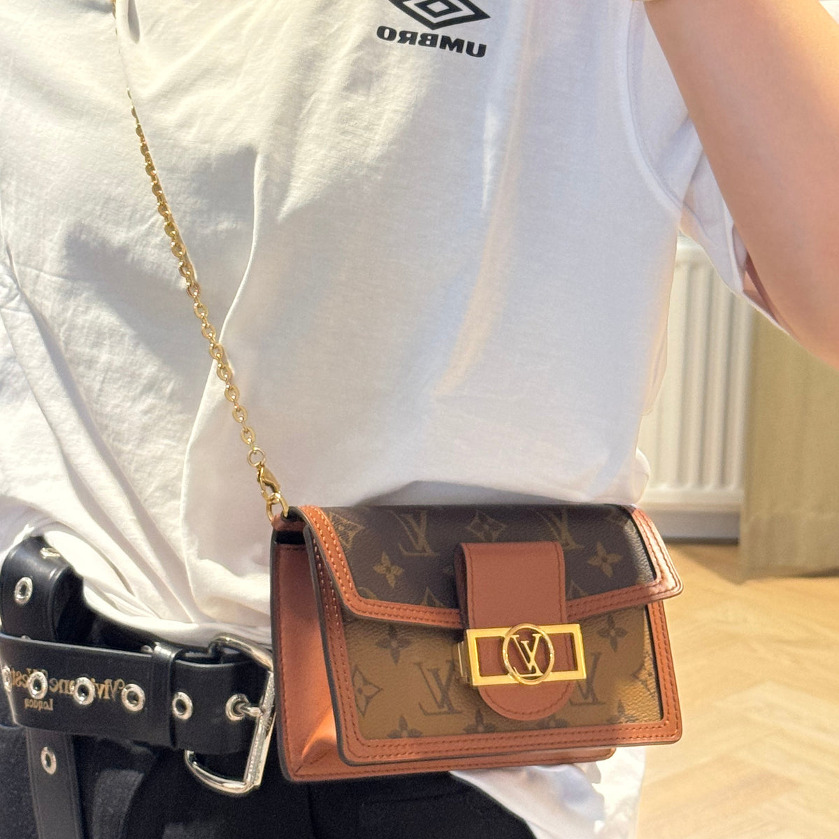 Dauphine Chain Wallet Monogram Reverse