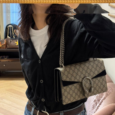Dionysus Medium GG Supreme Black