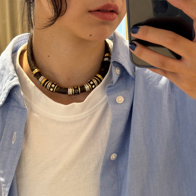 Wild LV Strass Necklace Monogram