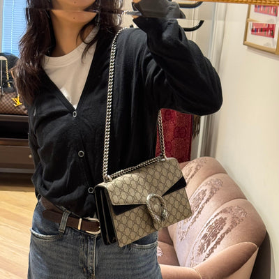 Dionysus Medium GG Supreme Black