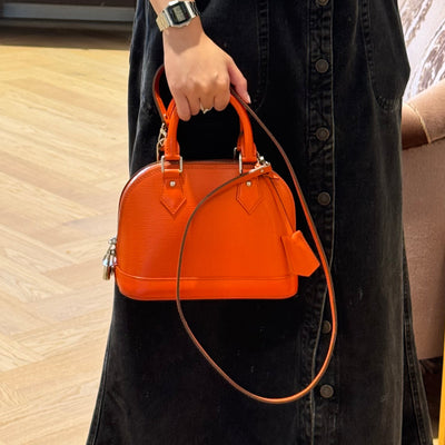 Alma BB Orange Epi Leather