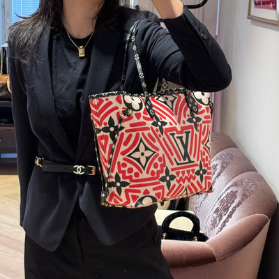 Neverfull MM Crafty Cream & Red