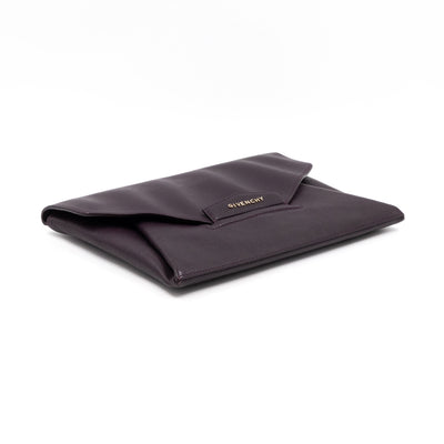 Antigona Envelope Clutch Purple Leather