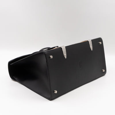Saigon MM Black Goyardine Canvas