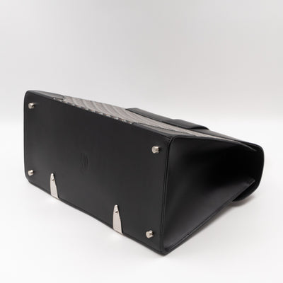 Saigon MM Black Goyardine Canvas