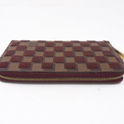 Zippy Wallet Damier Paillettes Red