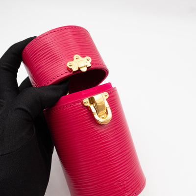 Perfume Travel Case 100 ml Fuchsia Epi Leather