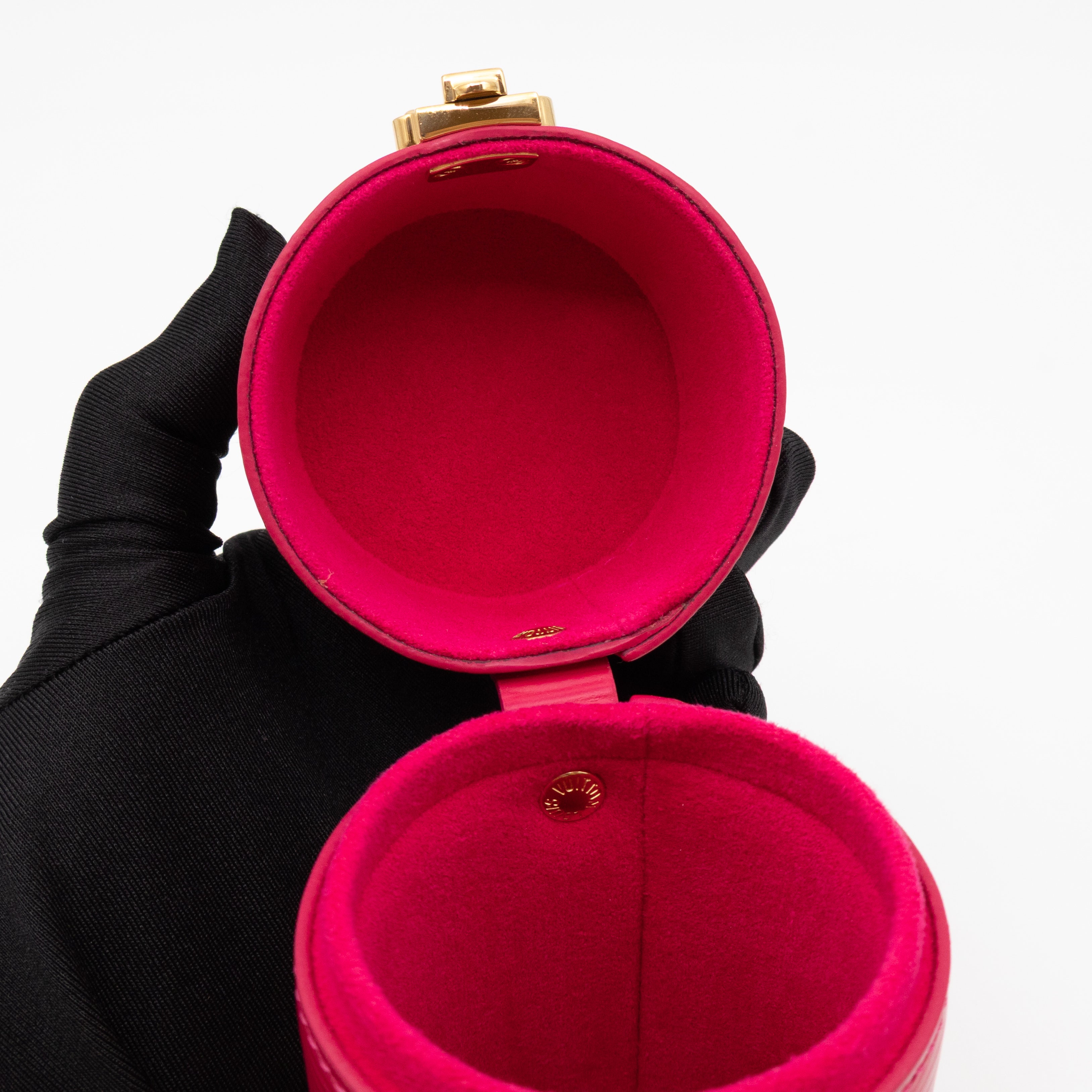 Perfume Travel Case 100 ml Fuchsia Epi Leather