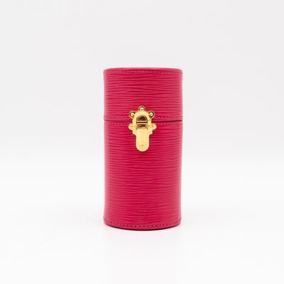Perfume Travel Case 100 ml Fuchsia Epi Leather