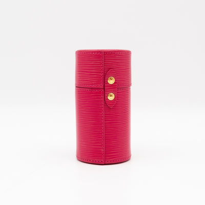 Perfume Travel Case 100 ml Fuchsia Epi Leather