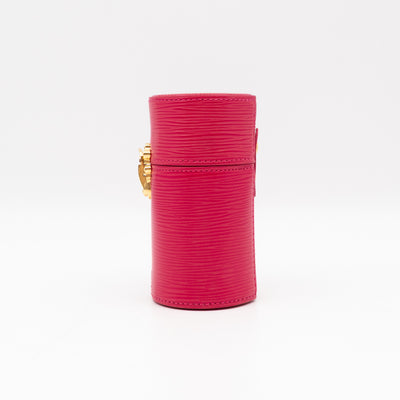 Perfume Travel Case 100 ml Fuchsia Epi Leather
