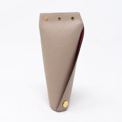 Berlingo Key Holder Galet Grey Calfskin