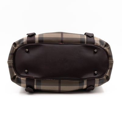 Small Northfield Gray Check Tote Bag