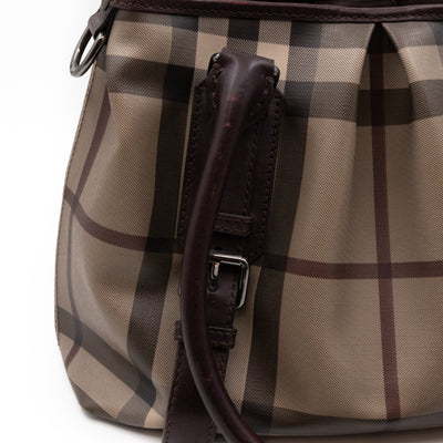 Small Northfield Gray Check Tote Bag
