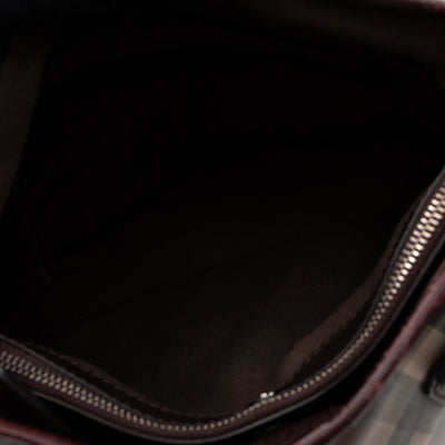 Small Northfield Gray Check Tote Bag