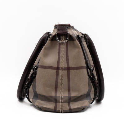 Small Northfield Gray Check Tote Bag