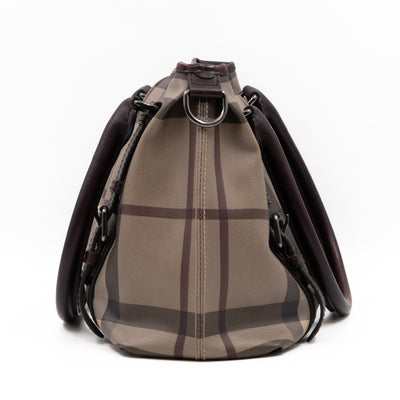 Small Northfield Gray Check Tote Bag