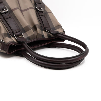 Small Northfield Gray Check Tote Bag