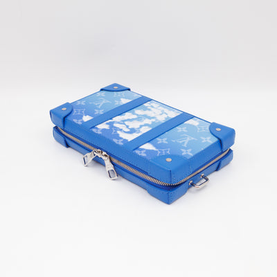 Soft Trunk Wallet Monogram Clouds Blue