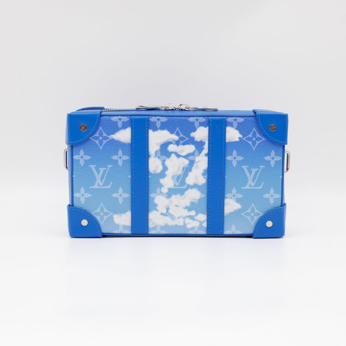 Soft Trunk Wallet Monogram Clouds Blue