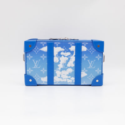 Soft Trunk Wallet Monogram Clouds Blue