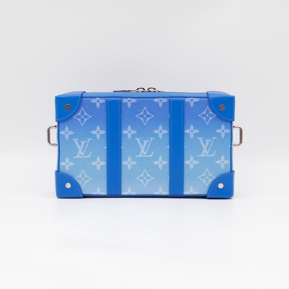 Soft Trunk Wallet Monogram Clouds Blue