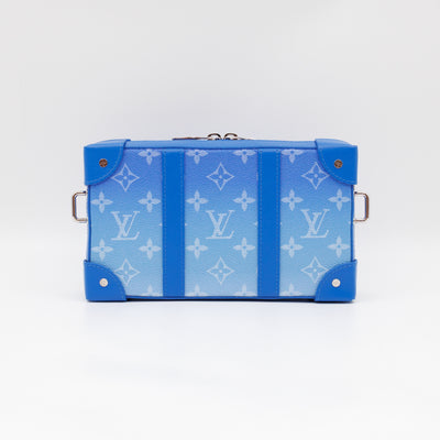 Soft Trunk Wallet Monogram Clouds Blue
